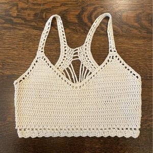 Garage knitted crop top!